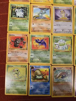 Vintage Pokemon Lot (25 Cards) WOTC Base Sets TCG MP Good Condition - Image 5