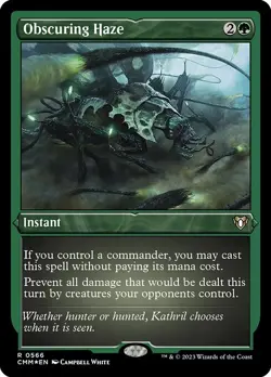 MTG - (Etched Foil) OBSCURING HAZE - Commander Masters (R) - Image 1