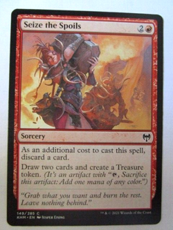 MTG Seize The Spoils 149/285 Common KHM Kaldheim Near Mint!! - Image 1