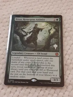 Nissa Resurgent Animist Promo Non Foil Karlov Manor MTG Magic The Gathering NP - Image 1