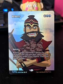 MTG: Avatar the Last Airbender Eternal (TLE) 0010 - Bribery - Full Art Foil - Image 1