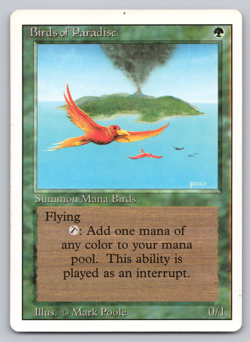 Birds of Paradise LP/MP- Revised 3rd Edition MTG READ DESC - Image 1