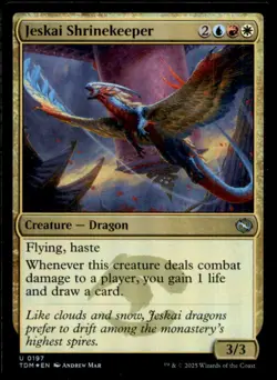 Jeskai Shrinekeeper Tarkir: Dragonstorm Foil - Image 1