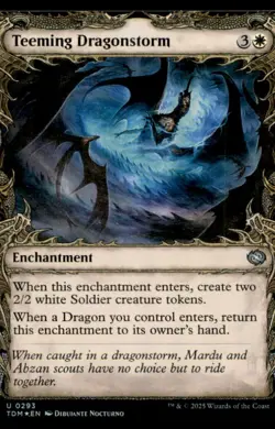 Teeming Dragonstorm (Showcase) - Tarkir: Dragonstorm (TDM) - Image 1