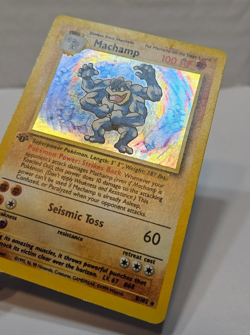 Machamp 8/102 Holo Rare 1st Edition Base Set Pokemon 766 - Image 3