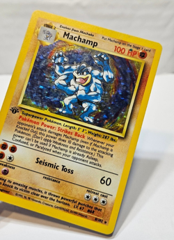 Machamp 8/102 Holo Rare 1st Edition Base Set Pokemon 766 - Image 4