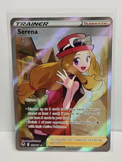 Pokemon Serena (Full Art) Ultra Rare Holo SWSH12: Silver Tempest 193/195 NM - Image 1