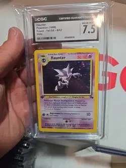 Pokemon Haunter Fossil 1st Edition Holo Rare #6 CGC 7.5 Near Mint - Image 1