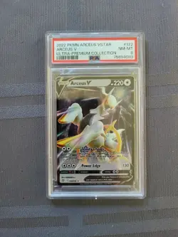 Pokemon: Arceus V Ultra-Premium Collection Holo Metal Promo #122 - PSA 8 - D29 - Image 1