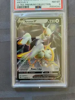 Pokemon: Arceus V Ultra-Premium Collection Holo Metal Promo #122 - PSA 8 - D29 - Image 3