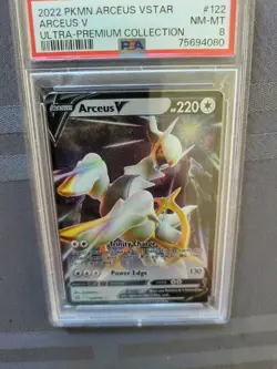 Pokemon: Arceus V Ultra-Premium Collection Holo Metal Promo #122 - PSA 8 - D29 - Image 5