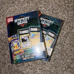 Pokemon Limited Edition Mystery Gems CGC Slab and 1 Booster Pack New Sealed - Image 5