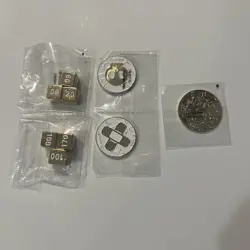 Pokemon Charizard Ultra Premium Collection Metal Coin Dice Poison Burn Counter - Image 1