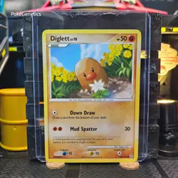 Diglett Secret Wonders Pokemon TCG 85/132 Diamond & Pearl Common - Image 1