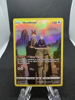 Hoothoot - Holo Ultra Rare Astral Radiance Trainer Gallery TG12/TG30 Pokemon NM - Image 1
