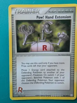 2004 Pokemon EX Team Rocket Returns Pow! Hand Extension #85/109 HP - Image 1