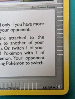 2004 Pokemon EX Team Rocket Returns Pow! Hand Extension #85/109 HP - Image 4