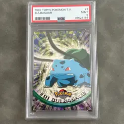 PSA 9 Bulbasaur #1 Pokemon 1999 Rare Topps MINT - Image 1