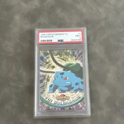 PSA 9 Bulbasaur #1 Pokemon 1999 Rare Topps MINT - Image 2