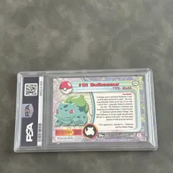 PSA 9 Bulbasaur #1 Pokemon 1999 Rare Topps MINT - Image 3