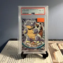 1999 Topps Pokemon T.V. Blastoise PSA 8 #9 - Image 1