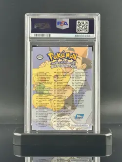 1999 TOPPS POKEMON THE MOVIE EDITION CHECKLIST MOVIE EDITION PSA 9 - Image 2