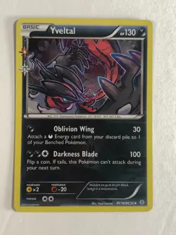 Pokemon TCG Generations Radiant Collection Holographic Yveltal RC16/RC32 LP - Image 1