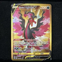 Pokemon TCG Galarian Moltres V: Brilliant Stars 183/172 Holo Secret Rare - Image 1