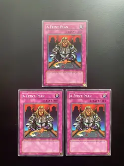 Yugioh A Feint Plan LOD-032 1st Edition Common LP/MP X3 - Image 1