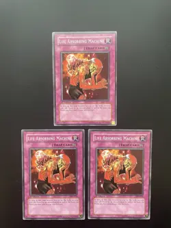 Yugioh Life Absorbing Machine LOD-012 1st Edition Common LP/MP X3 - Image 1