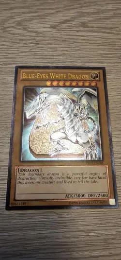 Yugioh! Blue-Eyes White Dragon YSKR-EN001 Ultimate Rare 1st Edition Lp - Image 1