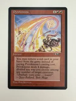 Pyrokinesis MTG Magic the Gathering Card NM Near Mint Alliances - Image 1