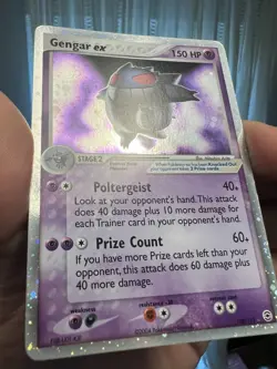 2004 Pokemon EX Fire Red & Leaf Green Gengar EX 108/112 Holo Rare Card NM - Image 2