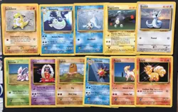 11 X Base Set WOTC Wizards Pokemon Cards Bundle Dewgong Starmie Ponyta PL-LP - Image 1