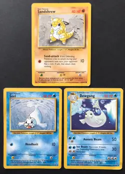 11 X Base Set WOTC Wizards Pokemon Cards Bundle Dewgong Starmie Ponyta PL-LP - Image 2