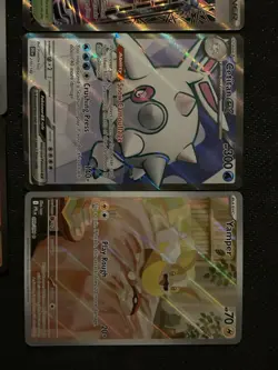 Pokemon TCG 5 Cards Holo Art Lot EX Mega Charizard/Murkrow/Cetitan/Yamper - Image 4