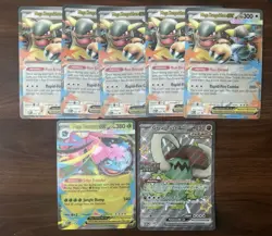 LOT of 7 Pokemon TCG Mega Venusaur & Kangaskhan JUMBO LENTICULAR PROMO Card - Image 1