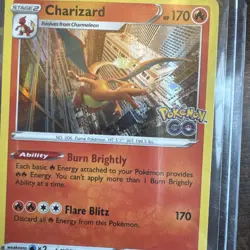 Pokemon TCG Charizard Trading Card Reverse Holo Rare, Pokemon Go Set of 3 !!! - Image 3