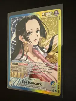ONE PIECE CARD GAME TCG - Boa Hancock Leader Alt Art OP14-041 English - Image 3