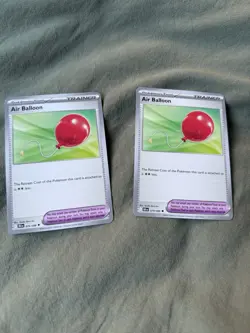 Air Balloon 079/086 Black Bolt BLK English Pokemon Card NM - Image 1