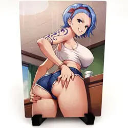 One Piece Nojiko Sexy Hot Anime Waifu Girl Doujin Lewd Goddess Story Art Card - Image 1