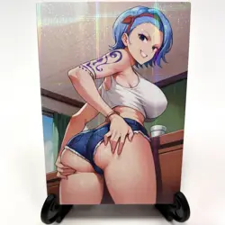 One Piece Nojiko Sexy Hot Anime Waifu Girl Doujin Lewd Goddess Story Art Card - Image 2