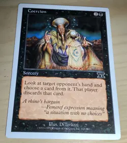 MTG Coercion Sixth Edition Regular - Image 1