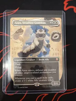 Magic The Gathering Avatar Appa, Steadfast Guardian Borderless M 0316 Foil NM - Image 1