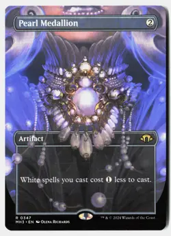 Pearl Medallion (Borderless) #347 Modern Horizons 3 - Near Mint - Image 1