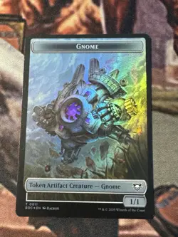 MTG - Gnome | Elemental FOIL Double Sided Token - Edge of Eternities - Image 2