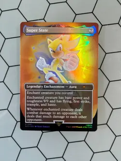 MTG | SONIC Secret Lair | Super State (2081) | 🌈🌟Rainbow Foil 🌟🌈 - Image 1