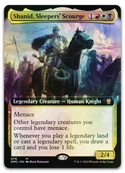 Shanid, Sleepers' Scourge (Extended Art) #79 (Foil) NM Dominaria United - Image 1