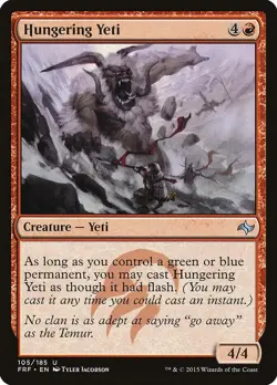 HUNGERING YETI X 4 N/M- FATE REFORGED MAGIC THE GATHERING - Image 1