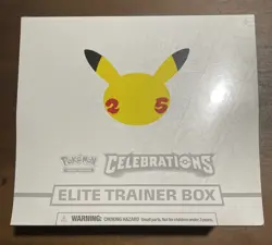 Pokemon Celebrations 25th Anniversary Elite Trainer Box ETB - Brand New & Sealed 820650809439 - Image 1